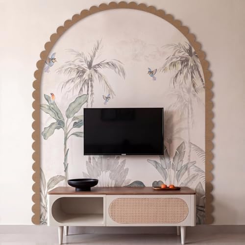Novabright Unfinished Wood Arch Trim, 80 x 70 Inch by Unknown