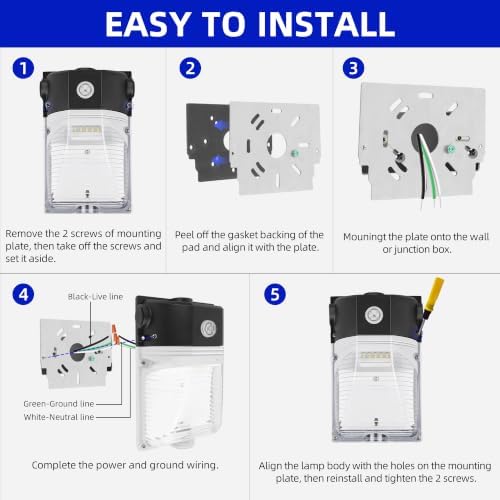 hykolity 30W LED Wall Pack Light - Image 6