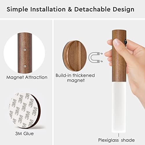 Montford Battery Operated Wall Sconces, Motion Sensor Night Light Magnetic Wall - Image 2