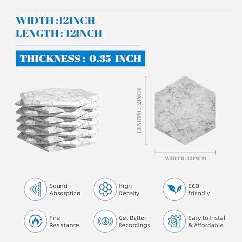 15 Pack Self-Adhesive Acoustic Wall Panels - Image 2