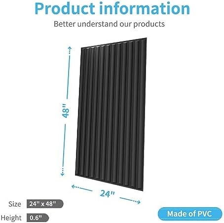 Art3d Semi-Cylinder 3D Drop Ceiling Tiles, 2 x 4 ft - Image 3