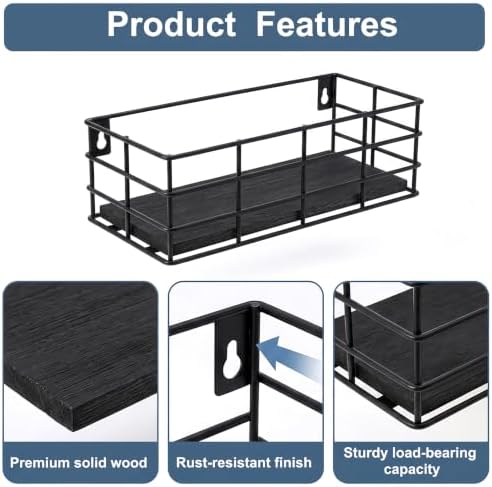 Fixwal Wire Frame Floating Shelves - Image 4