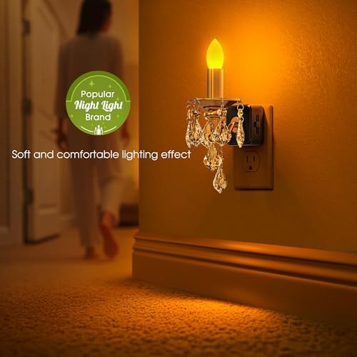 Briignite Chandelier Night Lights Plug into Wall 2 Pack - Image 3