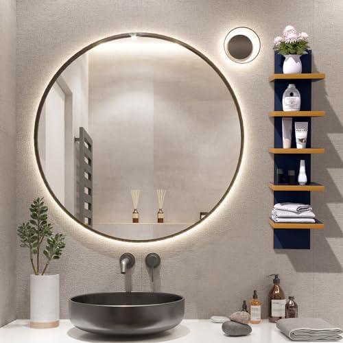 Homaterial 5 Tier Wall Shelf Unit, Decorative Wall Mount Vertical Shelving - Image 6