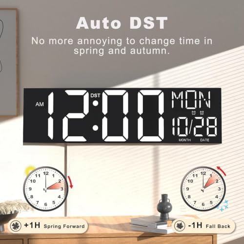 JALL 30" Massive Digital Wall Clock - Image 4