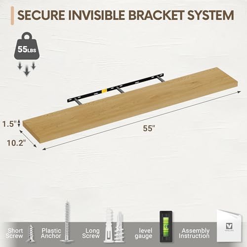 Vivelove 10 Inch Deep Floating Shelves - Image 3