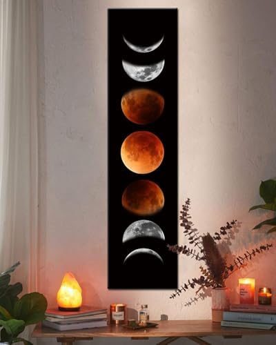 Moon Phase Wall Art by Ohhvvow