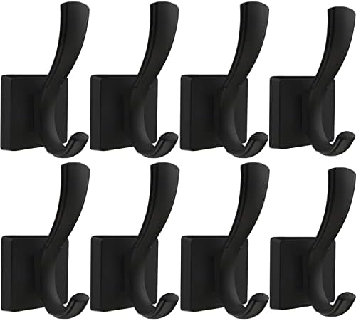 TOFIIGREM Black Wall Hooks Coat Hook, Towel Hooks Robe Hook by TOFIIGREM
