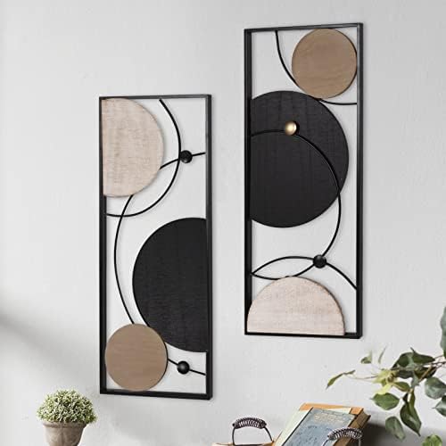 Oakrain 2 PCS Metal Wall Art - Image 5