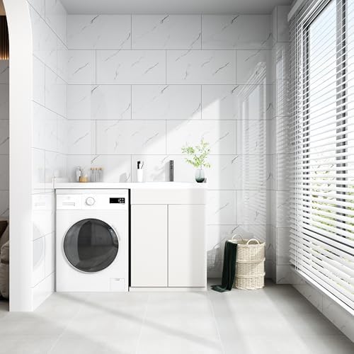 Haimin 3D Wall Panels Peel and Stick Marble Tile Look 10 Pack Waterproof - Image 3
