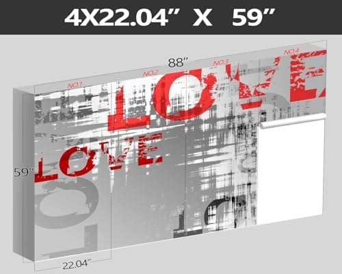 XMPMBM-Graffiti Art backsplash Large Decorative Wallpaper Colorful Alphabet - Image 4