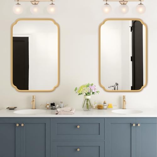 Ferytange Gold Bathroom Vanity Mirror - Image 2