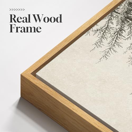 Framed Vertical Vintage Tree Sketch Wall Art - Image 4
