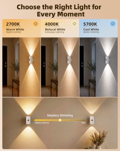 EZVALO Motion Sensor Wall Lights, No Drill Mount Ambient Lighting - Image 6