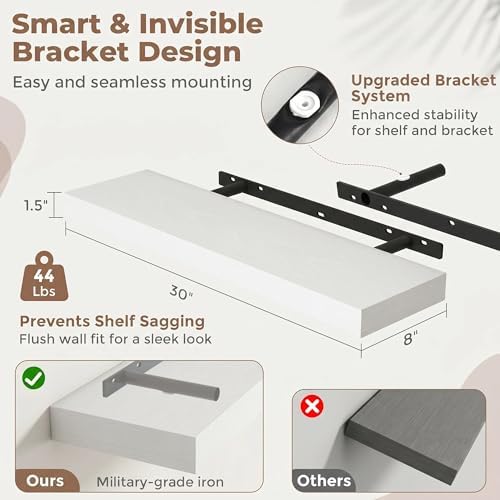 30 Inch Floating Shelves for Wall - Image 2