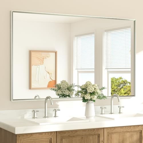 TETOTE Brushed Nickel Vanity Mirror by TETOTE