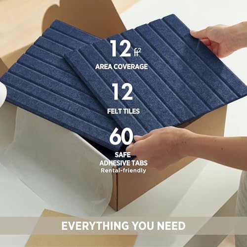 VIVELDA Felt Bulletin Board Tiles 48"x36" - Image 6