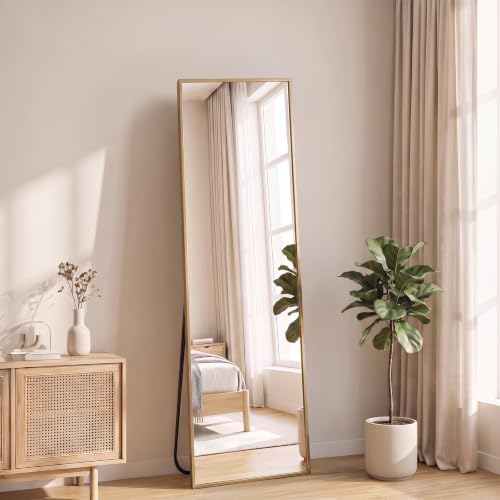 NEWBULIG Full Length Floor Mirror 56"x15", Body Standing Mirror by NEWBULIG