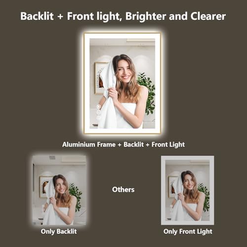 40x36 LED Bathroom Mirror with Lights - Image 3