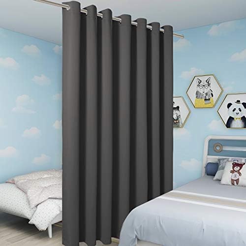 BONZER Extra Wide Room Divider Curtain Total Privacy Wall Grommet Top - Image 5