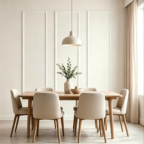 3 Set Peel and Stick Wall Molding Kit, Pre Cut Wainscoting Panels - Image 5