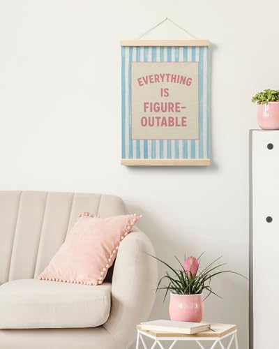 FGFK Preppy Pink and light Blue Everything Is Figureoutable Inspirational - Image 7