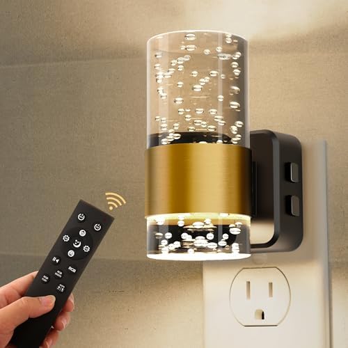 L LOHAS LED Night Light Dimmable Night Lights Plug into Wall Remote Control by LLOHASLED