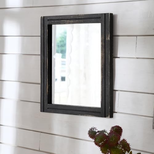 AAZZKANG Wall Mounted Mirror Small Rectangular Retro Mirrors - Image 5