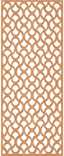Resort Decorative Pierced Fretwork Wood Wall Panels, 9 3/8"W x 24 3/8"H x 1/4"T - Image 2