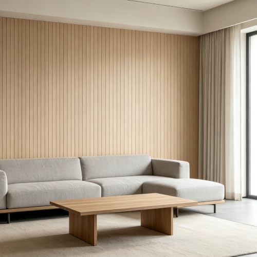 Abyssaly Peel and Stick PVC Slat 3D Wall Panel Self-Adhesive Wall Panels - Image 2