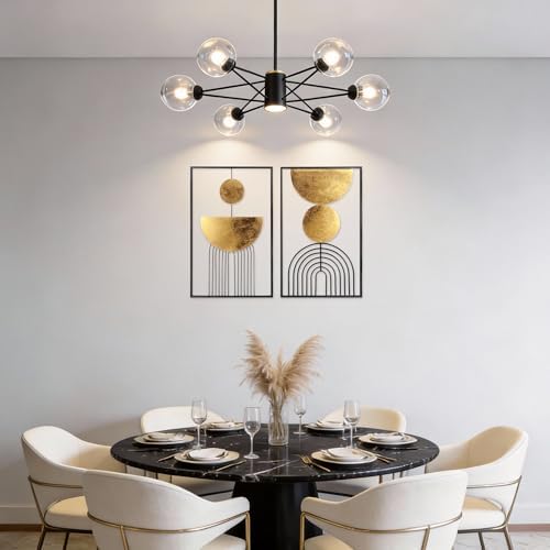 Abstract Geometric Wall Decor Set, 2 Piece Framed Modern Wall Sculpture - Image 4