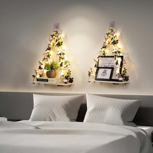 EXIN DECHEN Wall Decor for Bedroom, Floating Shelves Room Decor Aesthetic - Image 4