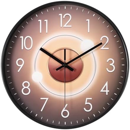 PATIKIL 12 Inch Modern Wall Clock, Silent Non-Ticking Wall Clocks Sweep by PATIKIL