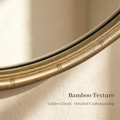 WallBeyond 24 Inch Gold Round Wall Mirror, Circle Mirror - Image 6