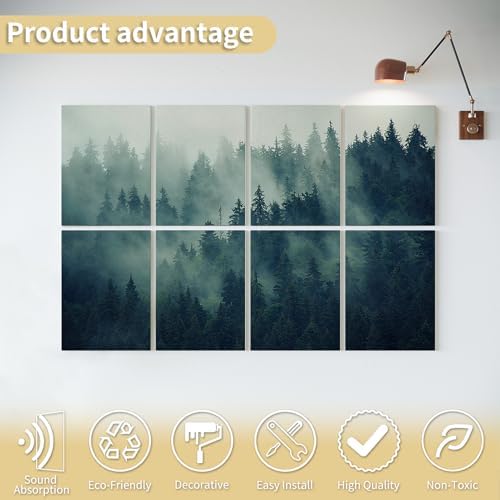 Art3d Acoustic Wall Panels, 48 x 32 in Set - Image 4