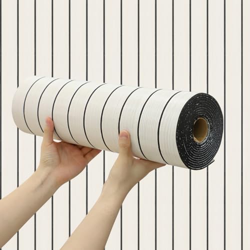 Chejiaye Peel and Stick 3D Wall Panel -23.6"x118"Soundproof Self-Adhesive Wall by Chejiaye