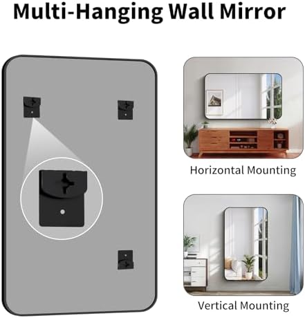 Koonmi Bathroom Wall Mirror, 36x60 Inch Large Vanity Mirror - Image 5
