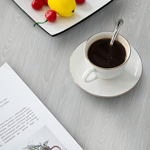 Grey Wood Contact Paper Waterproof Wallpaper Peel and Stick Modern - Image 2