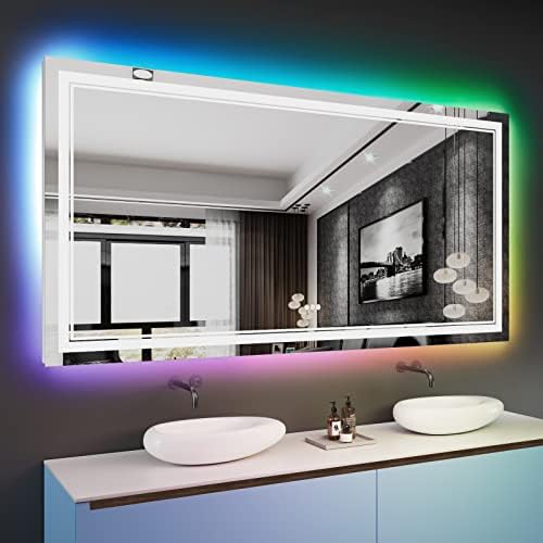 72x36 Inch RGB LED Bathroom Mirror by ISTRIPMF