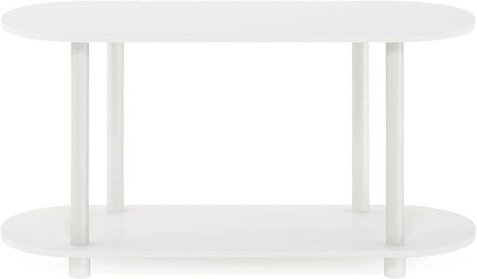Furinno Turn-N-Tube Display Shelf, 4-Tier Oval Book Shelf, Storage Shelves - Image 6