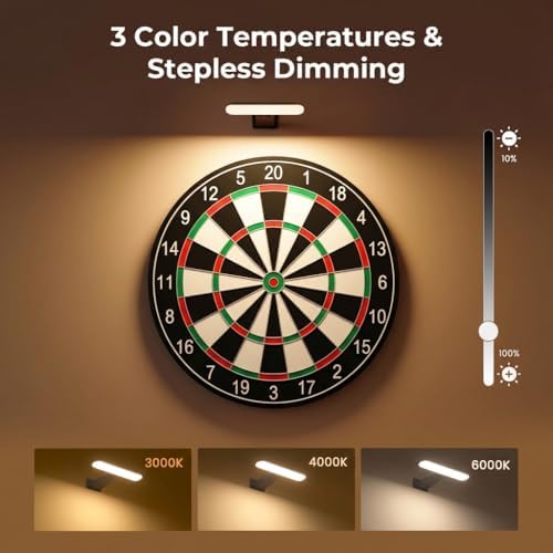 FULEN 4 Pack Picture Lights for Wall, Art Lights for Painting, Battery Operated - Image 3