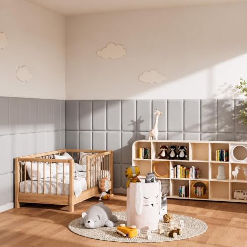 Anti Collision Wall Padding for Kids, Upholstered 3D Wall Panels - Image 5