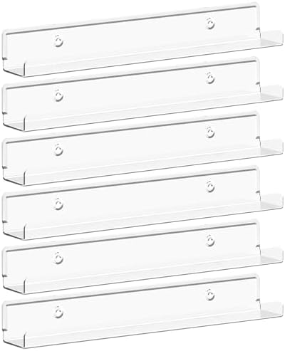 Lifewit Narrow Acrylic Floating Shelves by Lifewit