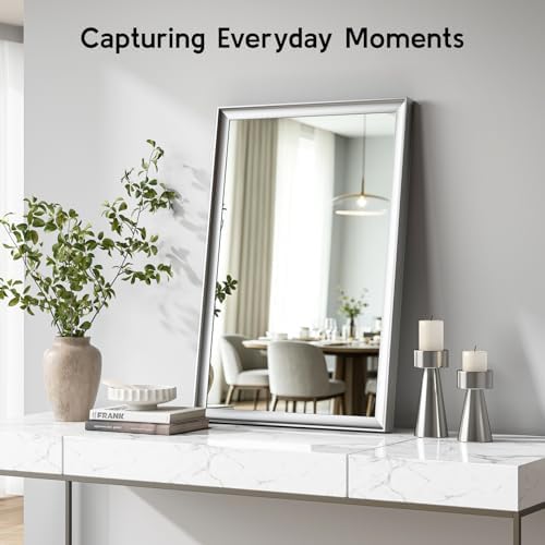 Brushed Nickel Bathroom Mirrors - Image 5