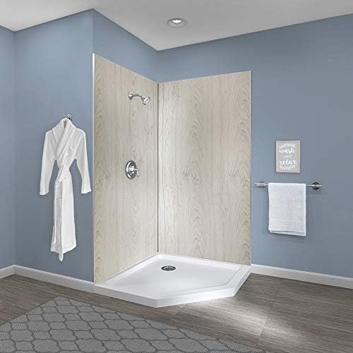 Miseno MSW784242 ReadySet 42" X 42" X 78" Two Panel Corner Shower Wall Kit by Miseno