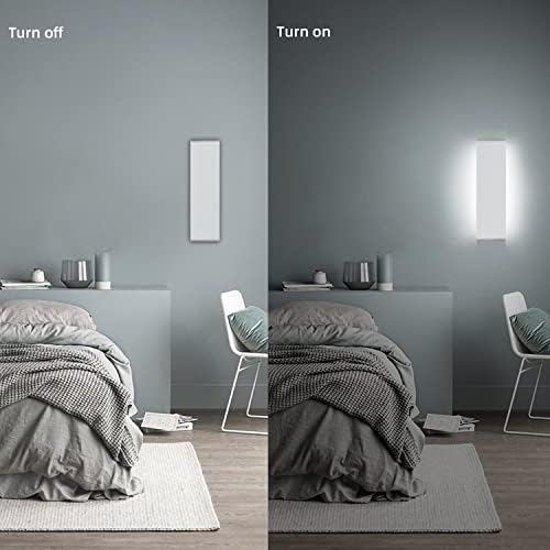 KICAAO 15.7in White Modern Wall Sconce 16W White Light 5000K-1PCS - Image 4