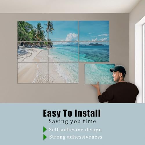 9 Pack Wall Art Acoustic Panels, Decorative Sound Dampening Panels, Acoustic - Image 5