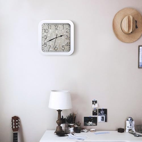 Mother of Pearl, Premium Plastic Decorative Hanging Clock - Image 6