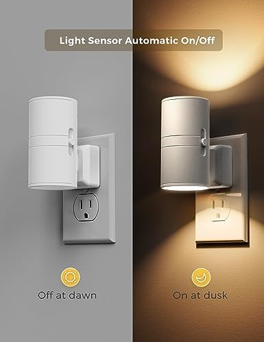 L LOHAS LED Night Light Plug in, Night Lights Plug into Wall, Soft White - Image 2