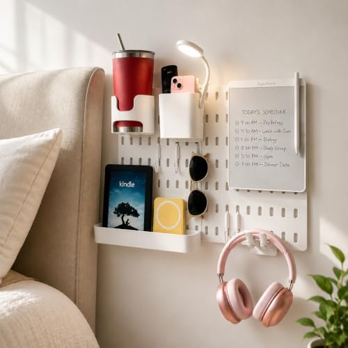 Bedside Wall Shelf，Floating Wall Organizer by Unknown
